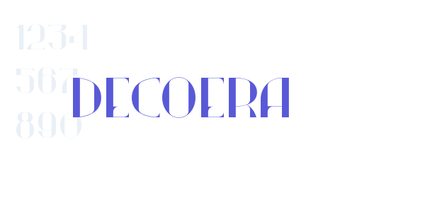 DECOERA font free