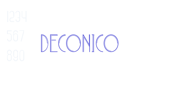 DECONICO font free