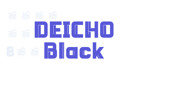 DEICHO Black font free