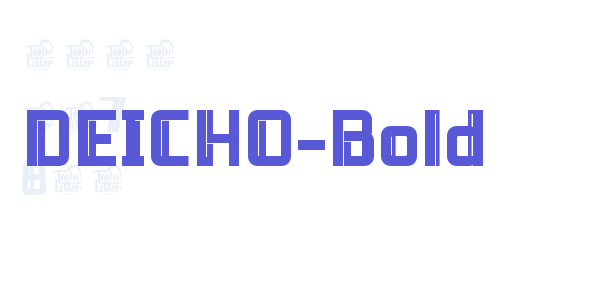 DEICHO-Bold font free