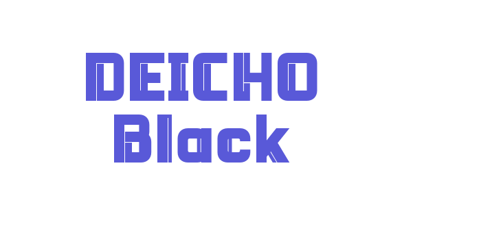 DEICHO Black Font