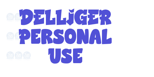 DELLIGER Personal Use-font-download