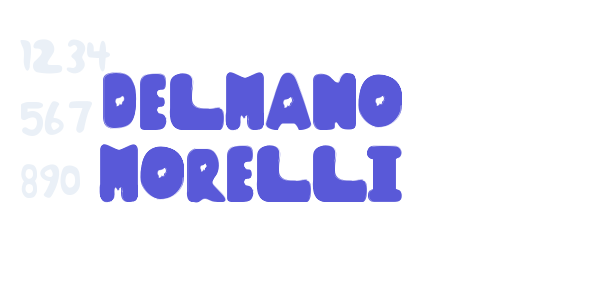 DELMANO MORELLI font