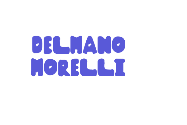 DELMANO MORELLI Font