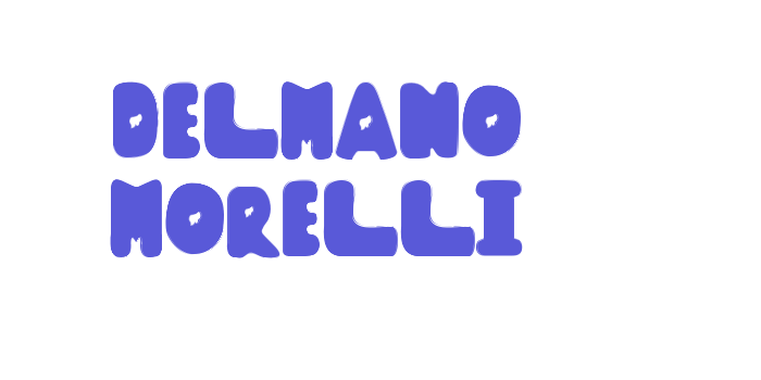 DELMANO MORELLI Font