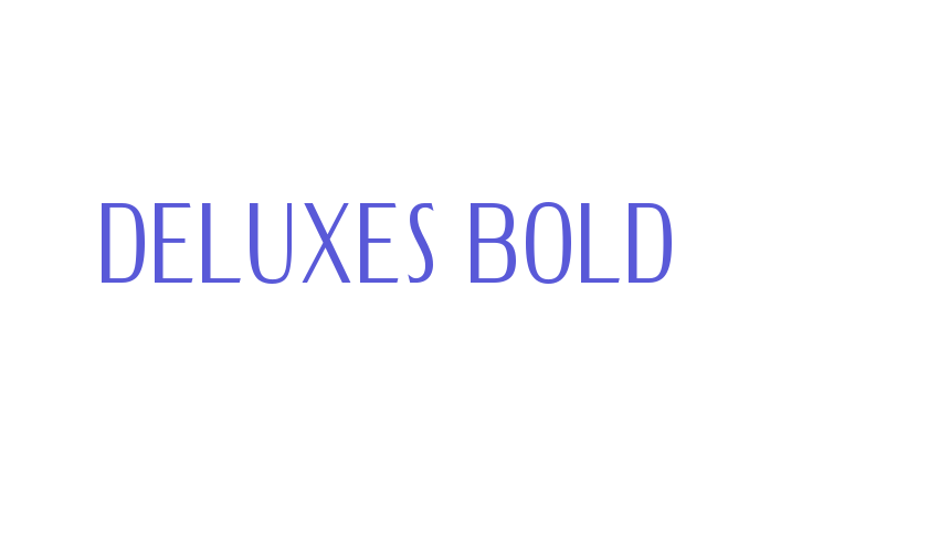 DELUXES BOLD Font Download