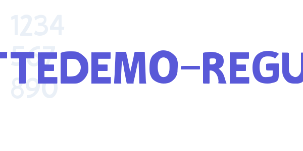 DEVOTTEDEMO-Regular font free