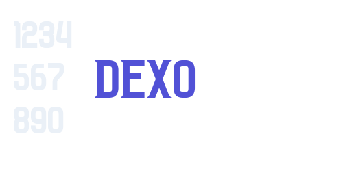 DEXO-font-download