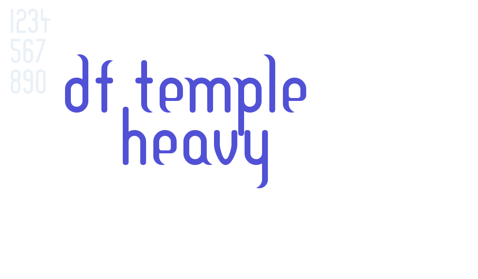 DF Temple  Heavy-font-download