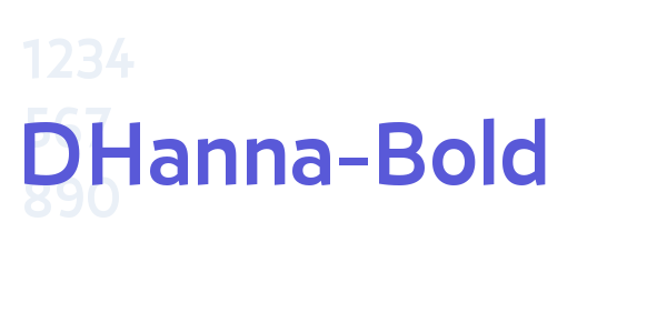 DHanna-Bold font free