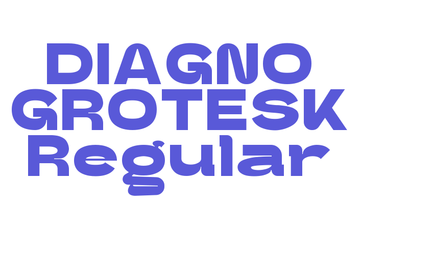 DIAGNO GROTESK Regular Font