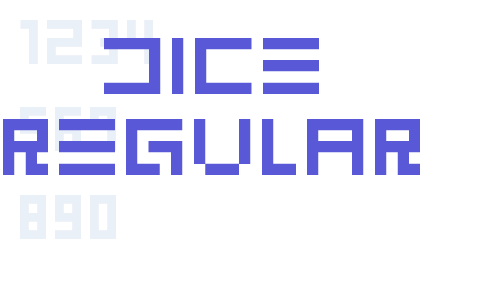 DICE Regular Font Download