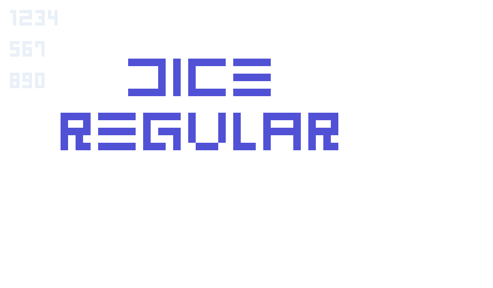 DICE Regular-font-download