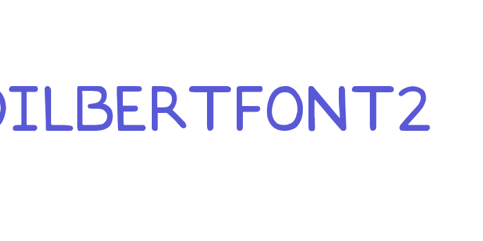 DILBERTFONT2 Font Download