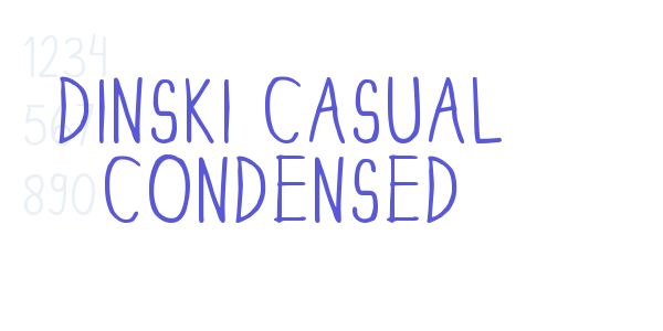 DINSKI CASUAL CONDENSED font free