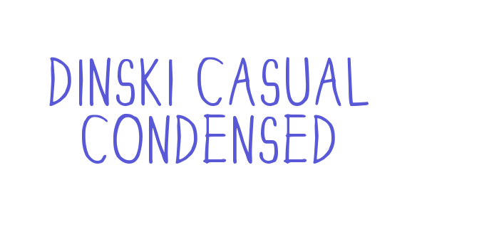 DINSKI CASUAL CONDENSED Font Download