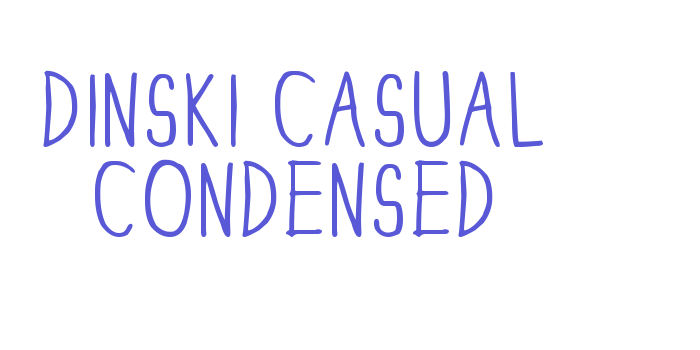 DINSKI CASUAL CONDENSED Font