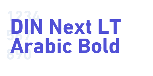 DIN Next LT Arabic Bold