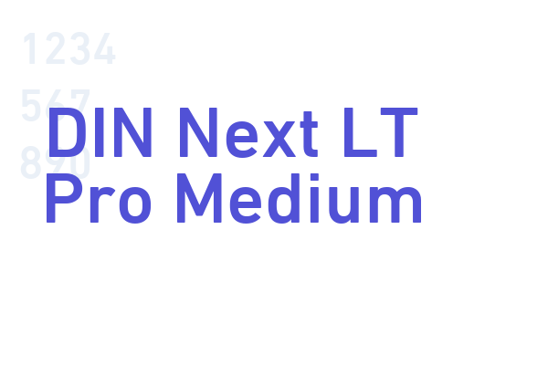 DIN Next LT Pro Medium