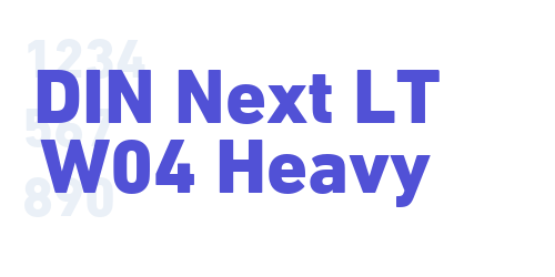 DIN Next LT W04 Heavy-font-download