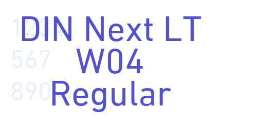 DIN Next LT W04 Regular-font-download