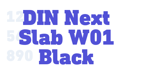 DIN Next Slab W01 Black-font-download