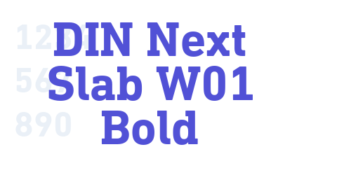 DIN Next Slab W01 Bold