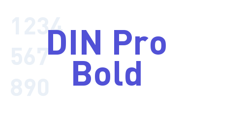 DIN Pro Bold-font-download