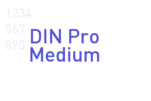 DIN Pro Medium