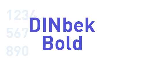 DINbek Bold-font-download