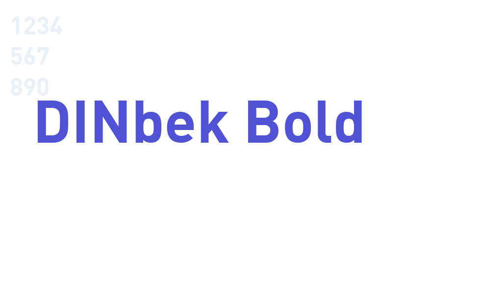 DINbek Bold-font-download