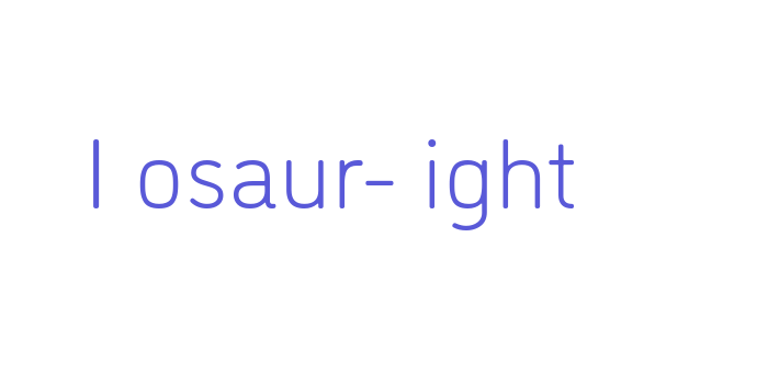 DINosaur-Light Font Download