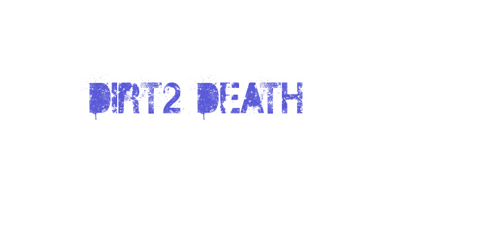 DIRT2 DEATH Font Download