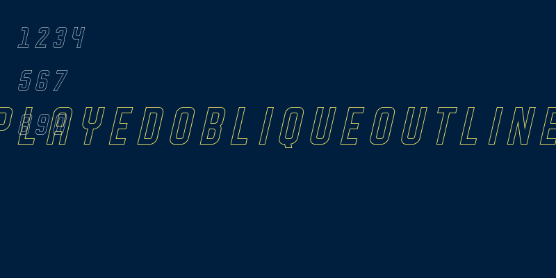 DISPLAYEDObliqueoutline