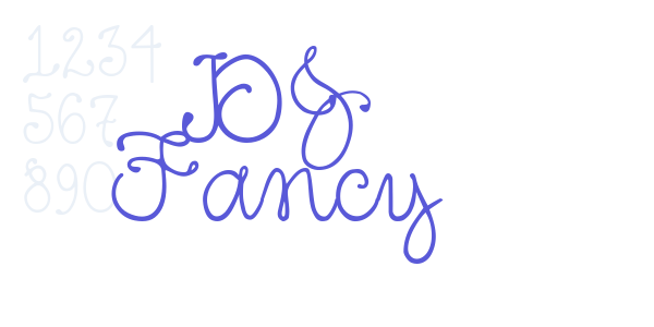 DJ Fancy font free