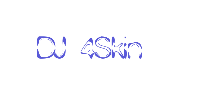 DJ 4Skin Font Download