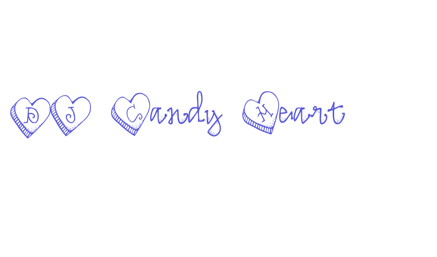 DJ Candy Heart Font Download