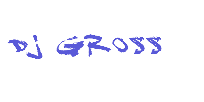 DJ Gross Font Download