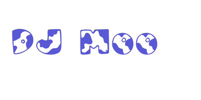 DJ Moo Font Download