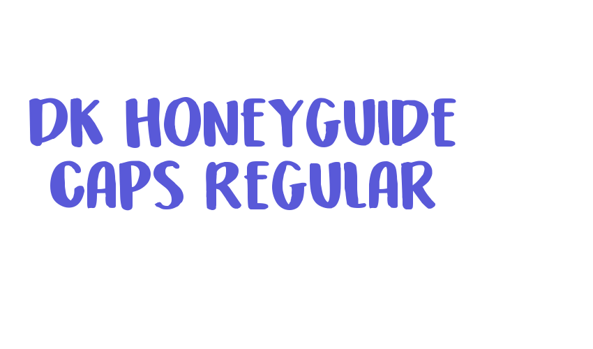 DK Honeyguide Caps Regular Font