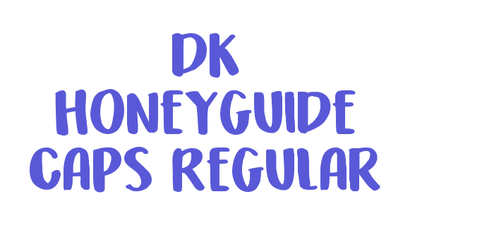 DK Honeyguide Caps Regular Font Download