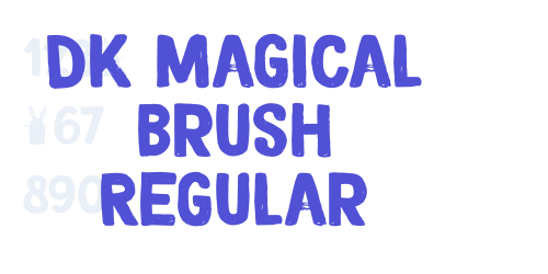 DK Magical Brush Regular-font-download