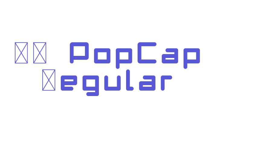 DM PopCap Regular Font Download