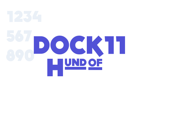 DOCK11 Heavy Font Download