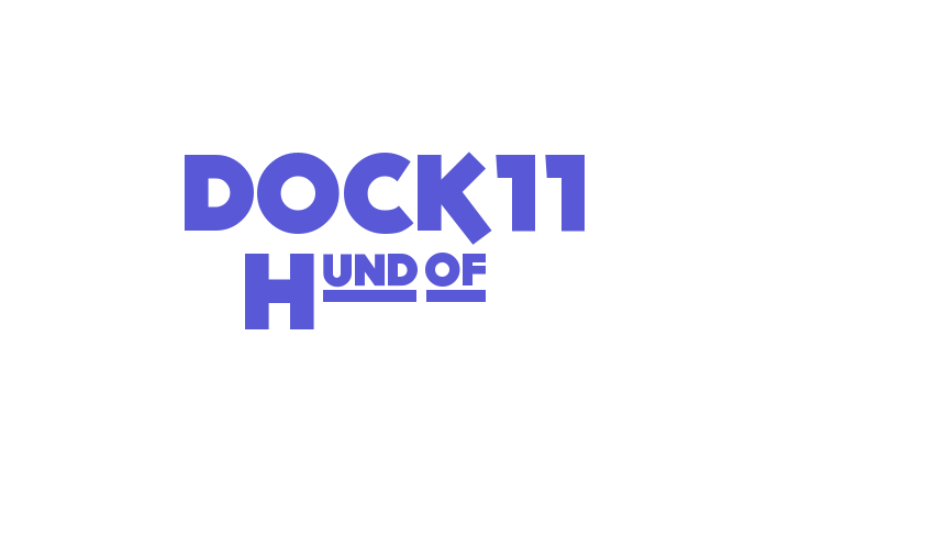 DOCK11 Heavy Font Download