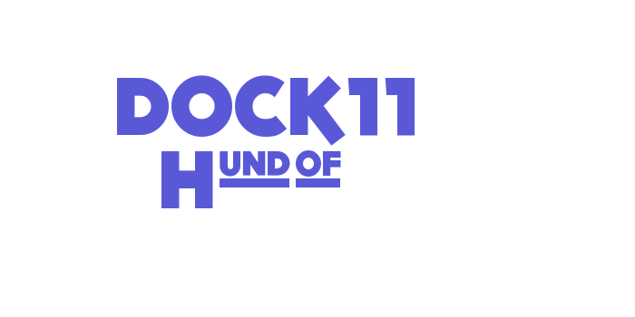 DOCK11 Heavy Font Download