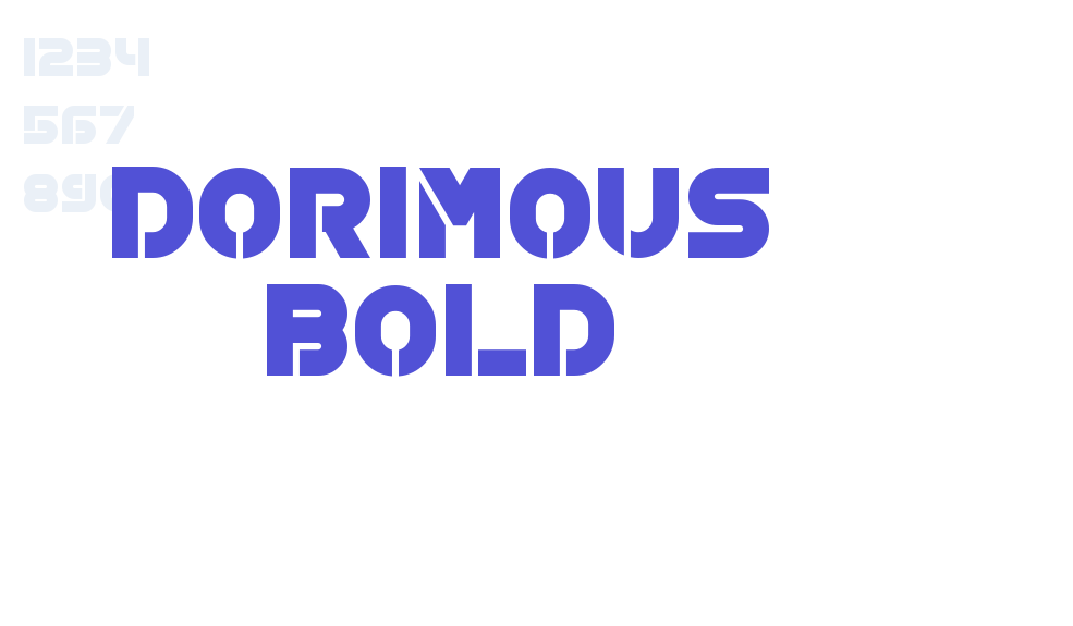 DORIMOUS Bold-font-download