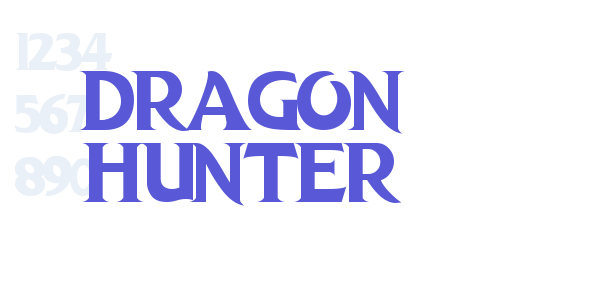 DRAGON HUNTER font free