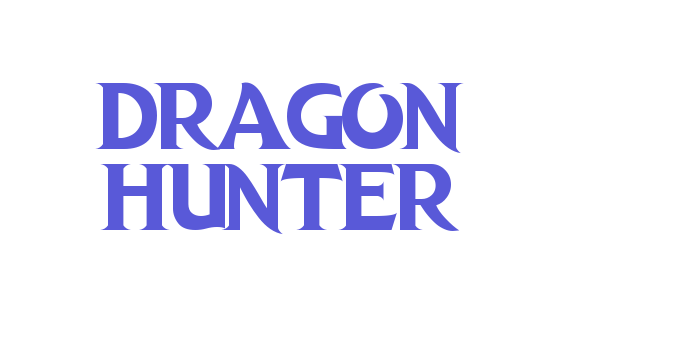 DRAGON HUNTER Font Download