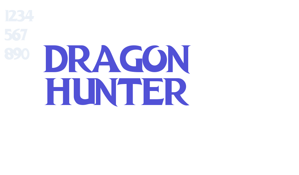 DRAGON HUNTER-font-download